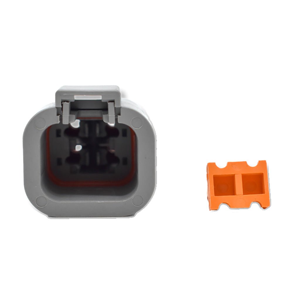 Bluewater 4 Position DTP Male Connector w/Wedge Lock [DTP04 - 4P] - Houseboatparts.com