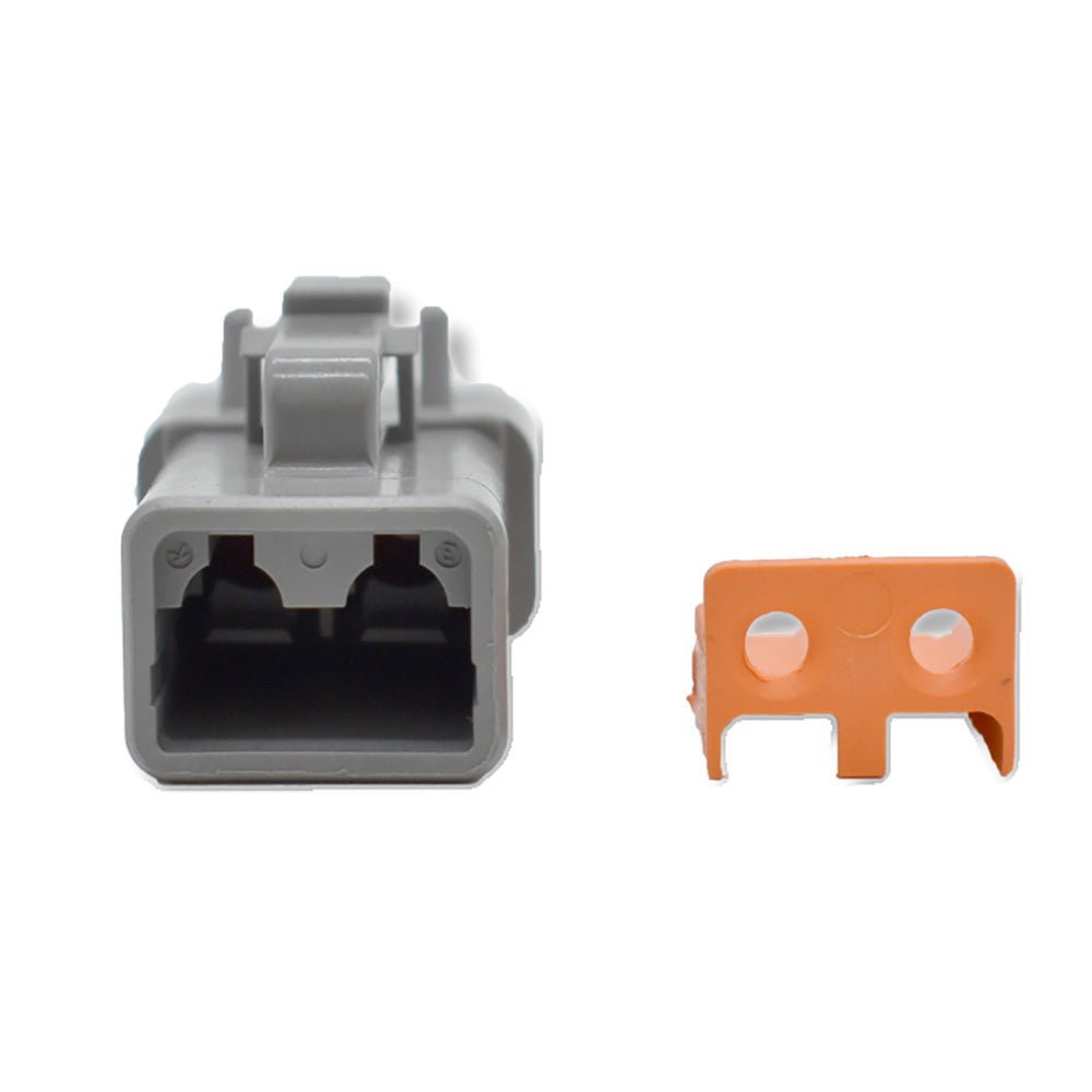 Bluewater 2 Position DTP Female Connector w/Wedge Lock [DTP06 - 2S] - Houseboatparts.com