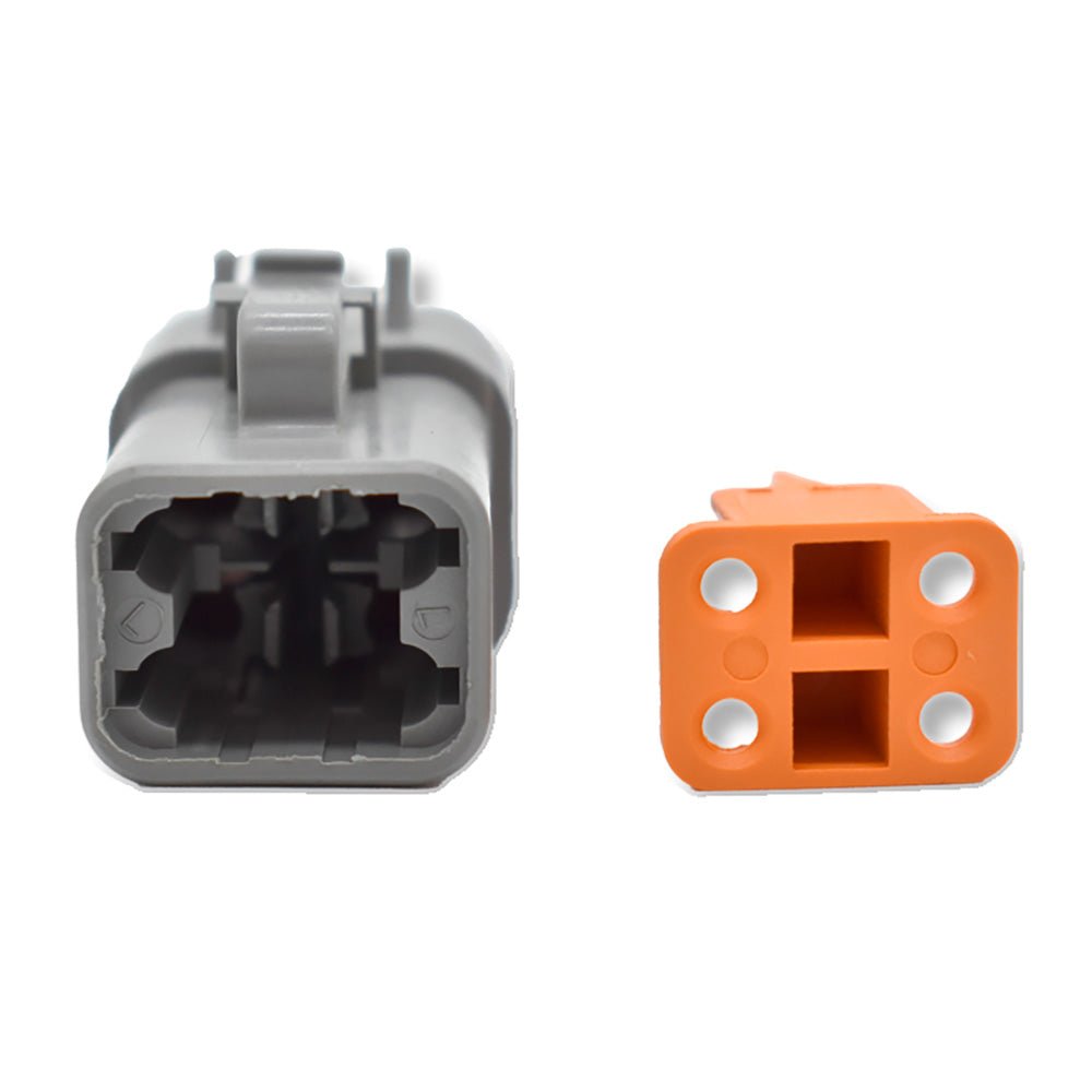 Bluewater 4 Position DTP Female Connector w/Wedge Lock [DTP06 - 4S] - Houseboatparts.com