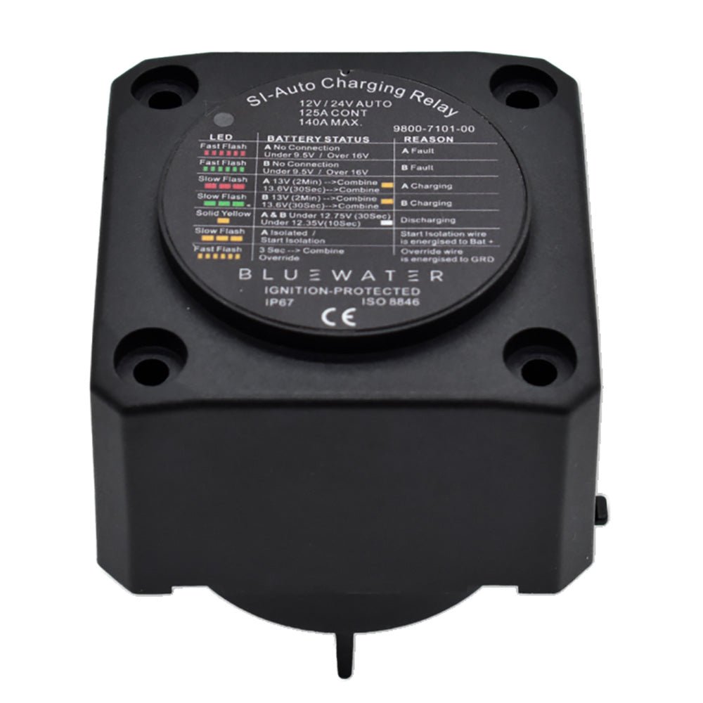 Bluewater Auto Charging Relay 12V, 140 AMP [9800 - 7101 - 00] - Houseboatparts.com