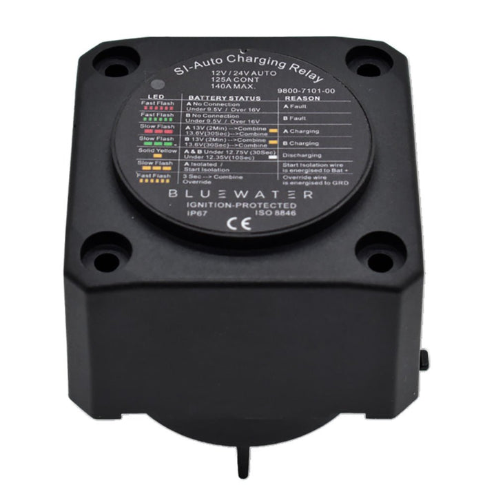 Bluewater Auto Charging Relay 12V, 140 AMP [9800 - 7101 - 00] - Houseboatparts.com