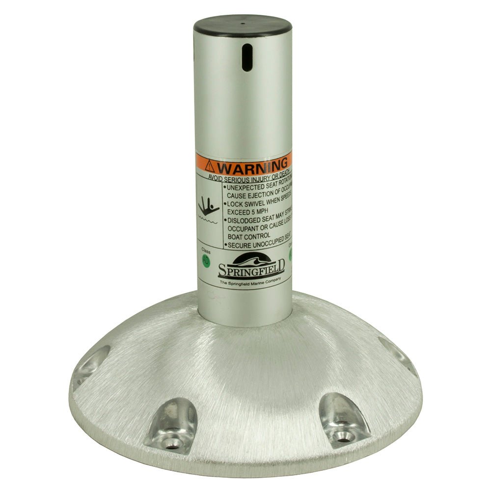 Springfield 2 - 3/8" Explorer Fixed - Height Locking Pedestal - 10" [1250310 - MLNS] - Houseboatparts.com