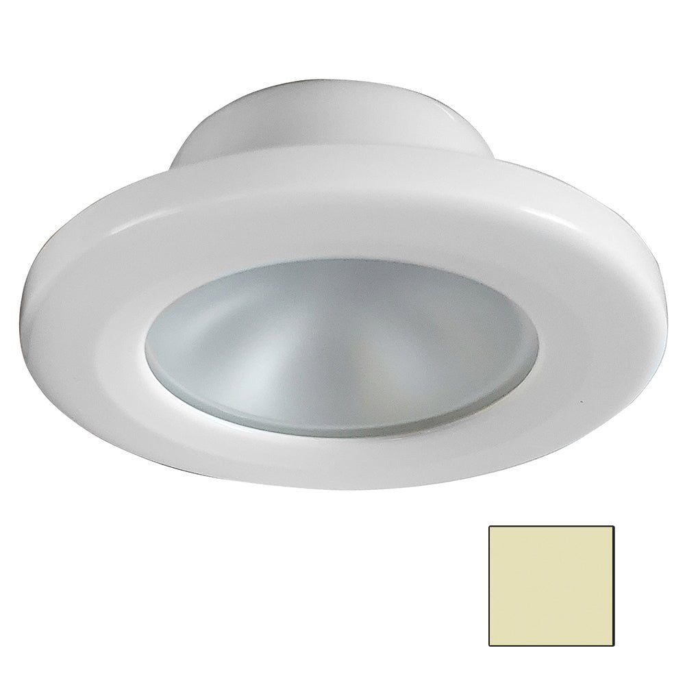 i2Systems Apeiron Screw Mount Light - Round - Warm White/White Finish [APL - 2W - 30K - PW1] - Houseboatparts.com
