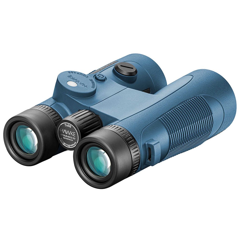 Hawke Optics Endurance ED Marine Binoculars 7x50 - Blue w/Compass [36506] - Houseboatparts.com
