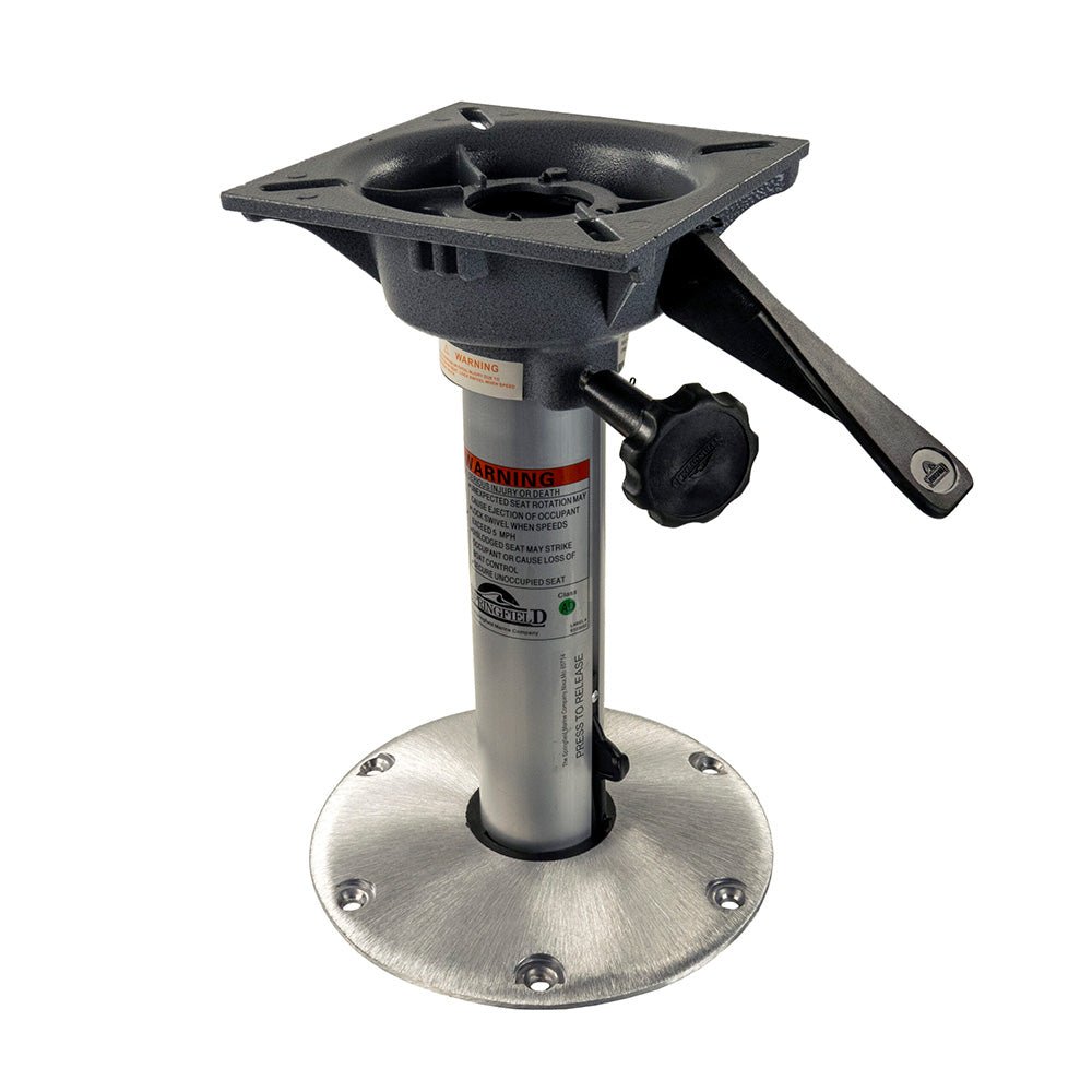 Springfield 2 - 3/8" Plug - In Locking 3 - Piece Pedestal Package - 12" [1300712 - L1] - Houseboatparts.com