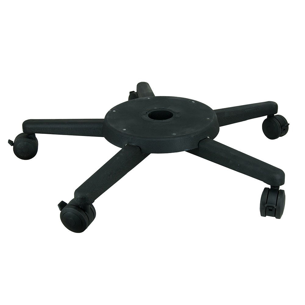 Springfield 5 - Legged Deck Base w/Plate [1580550 - BLK] - Houseboatparts.com