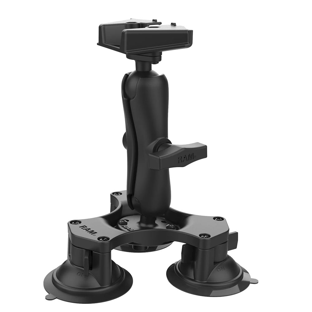 RAM Mount RAM Twist - Lock Triple Suction Heavy Duty Mount f/Starlink Mini [RAP - 365 - 138 - STA1U] - Houseboatparts.com