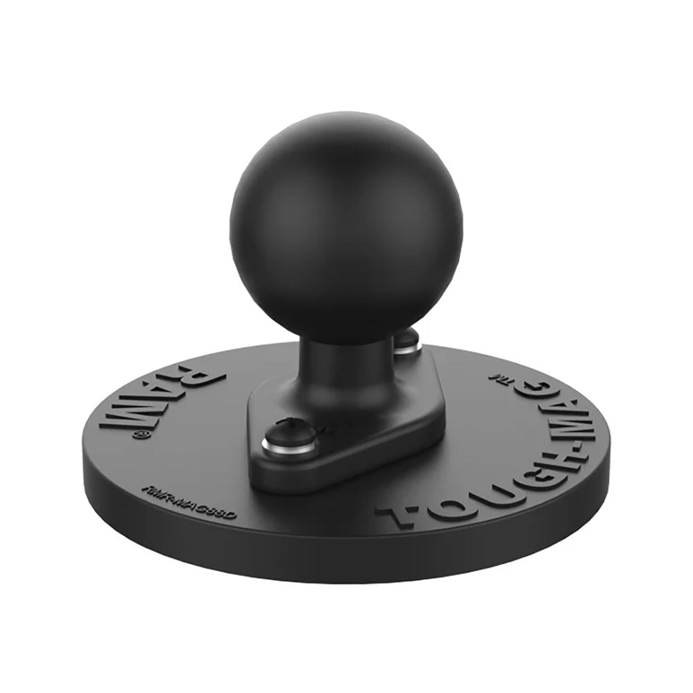 RAM Mount RAM Tough - Mag 88MM Diameter Magnetic Ball Base - C Size [RAM - 238 - MAG88U] - Houseboatparts.com