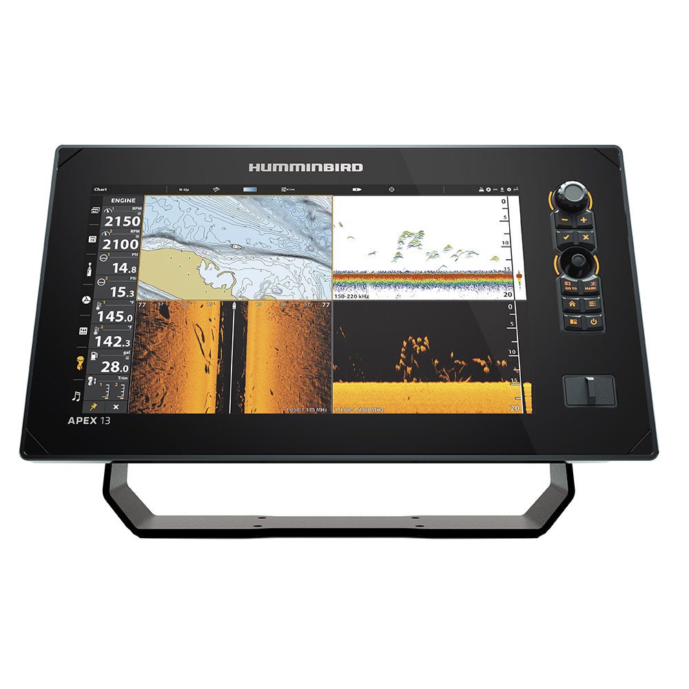 Humminbird APEX 13 VX MSI+ Chartplotter/Fishfinder w/Transom Mount Transducer [411470 - 1VX] - Houseboatparts.com