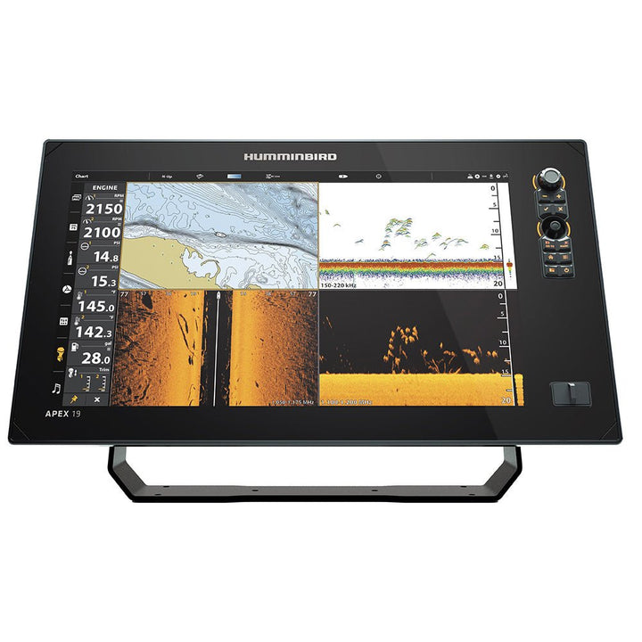 Humminbird APEX 19 VX MSI+ Chartplotter/Fishfinder w/Transom Mount Transducer [411240 - 1VX] - Houseboatparts.com