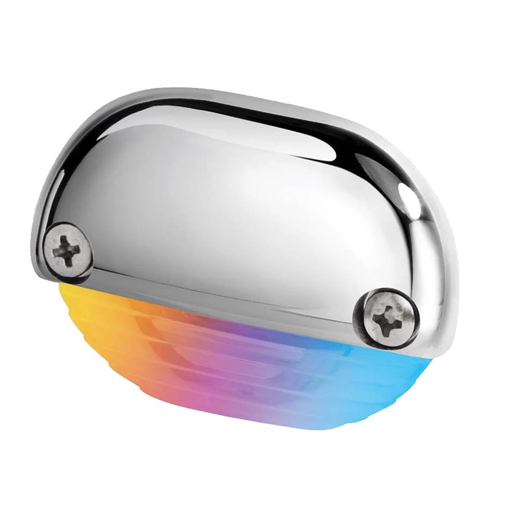 Hella Marine Apelo RGB Step Lamp - Stainless Steel Cap [958126551] - Houseboatparts.com