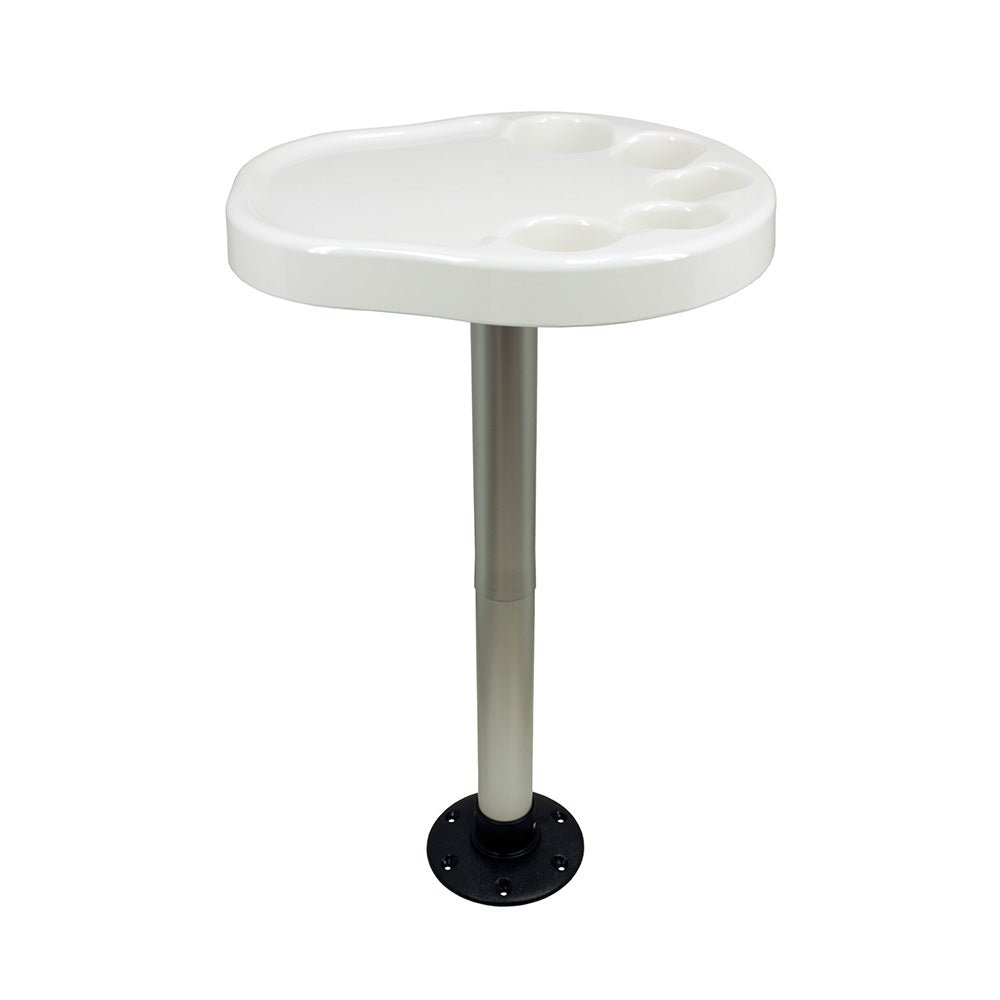 Springfield Party Platter Thread - Lock Surface Mount Table Package - White [1690901] - Houseboatparts.com