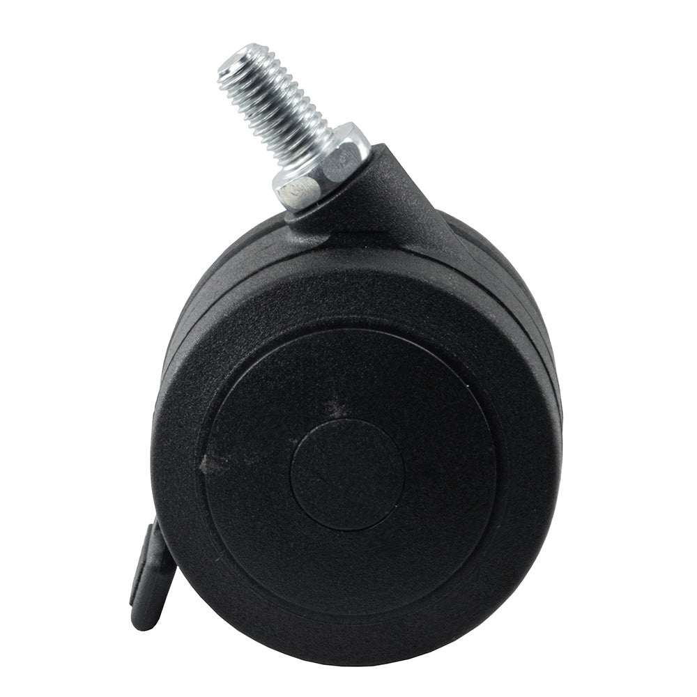 Springfield 5 - Legged Deck Base Caster Replacement - 75mm w/Brake Urethane [2100340] - Houseboatparts.com