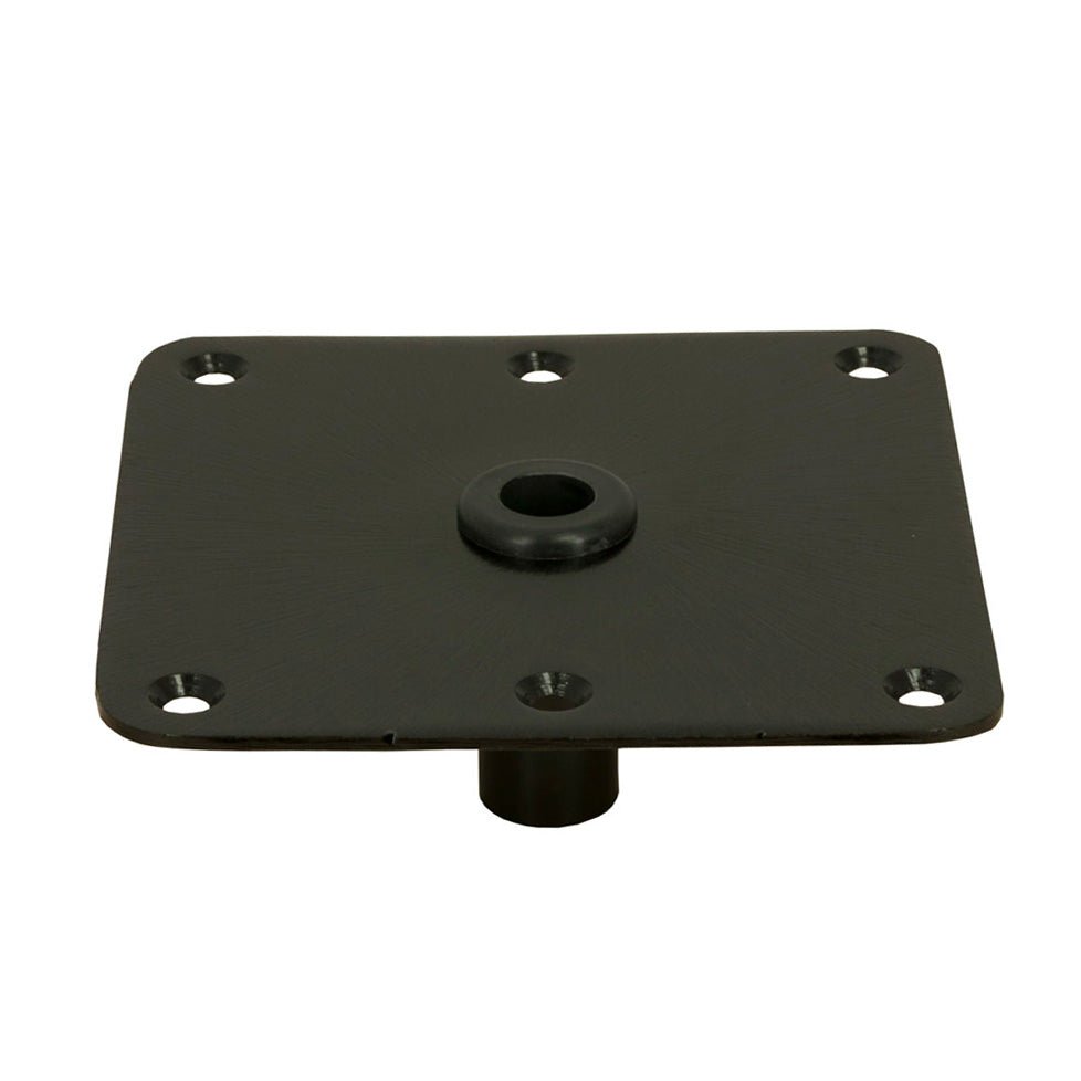 Springfield KingPin Standard Square Steel Base w/Stain E - Coat - 7"x7" [3620011] - Houseboatparts.com