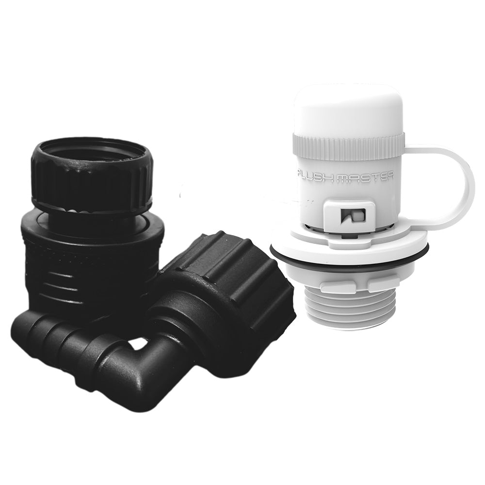 Flushmaster Flush Port Quick Connect f/Mercury - White [SM - FMQCMW] - Houseboatparts.com