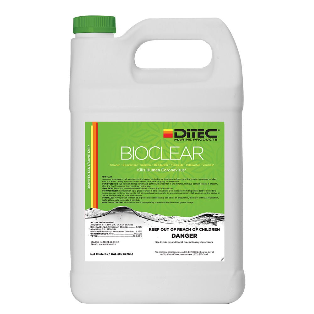 DiTEC Bioclear Disinfectant - Gallon [52 - 714M - 4XO3] - Houseboatparts.com