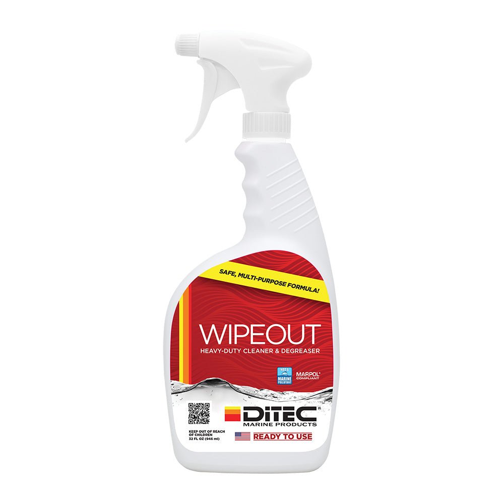 DiTEC Wipeout Multi - Surface Cleaner - 32oz [EC - WOUT - SPR2] - Houseboatparts.com