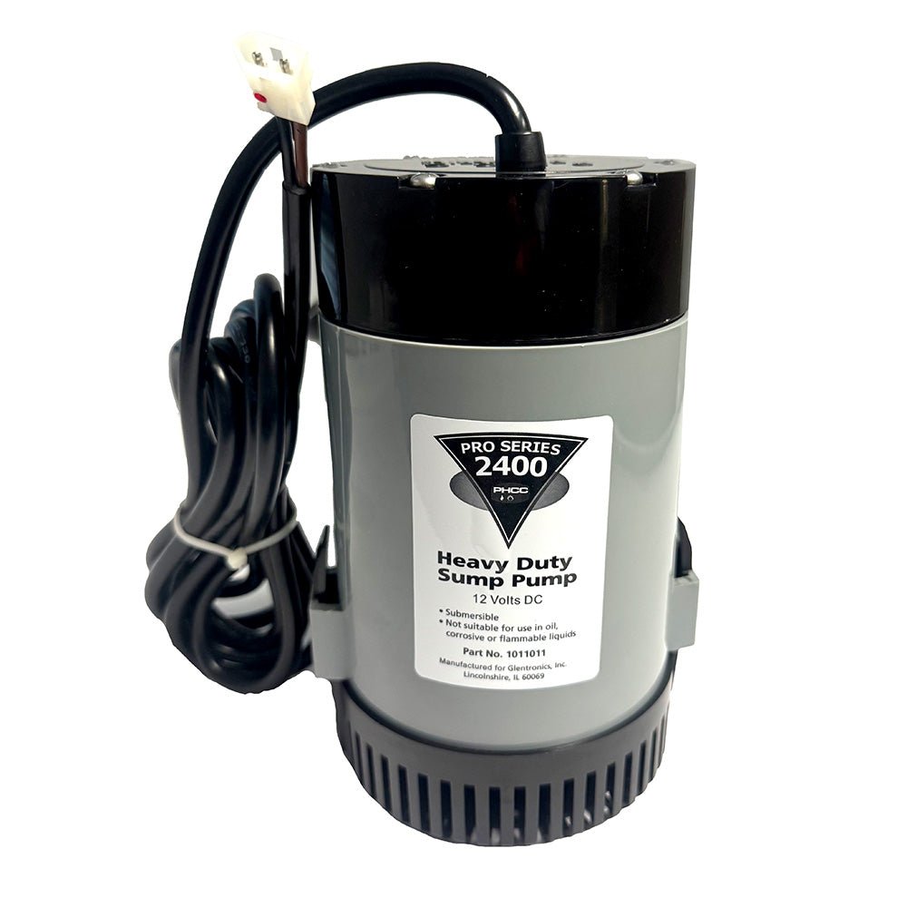 Johnson Pump Pro Series 2400 GPH Replacement Sump Pump - 12V - 2400GPH w/10' Lift, 1.5" Discharge [1011011] - Houseboatparts.com