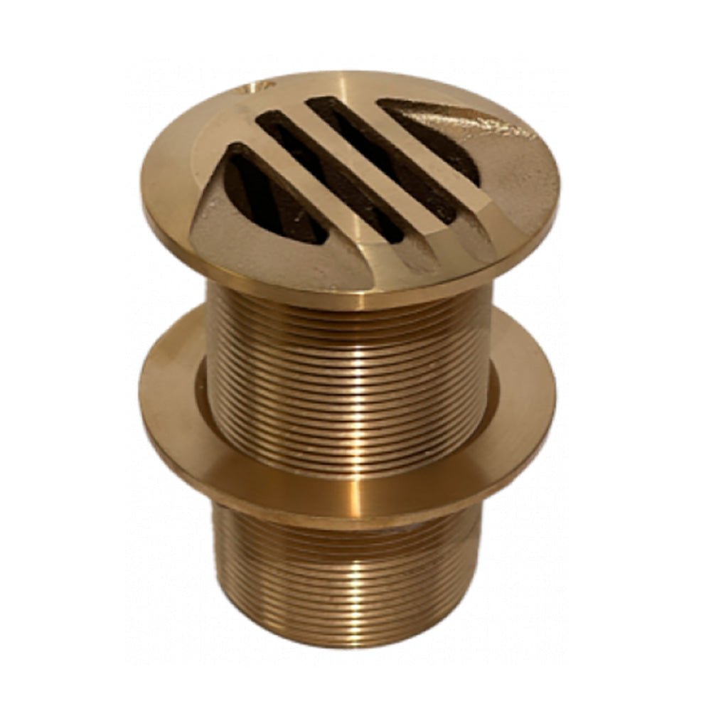 GROCO 3/4" Slotted Hi Speed Thru - Hull w/Nut [HSSLTH - 750 - W] - Houseboatparts.com