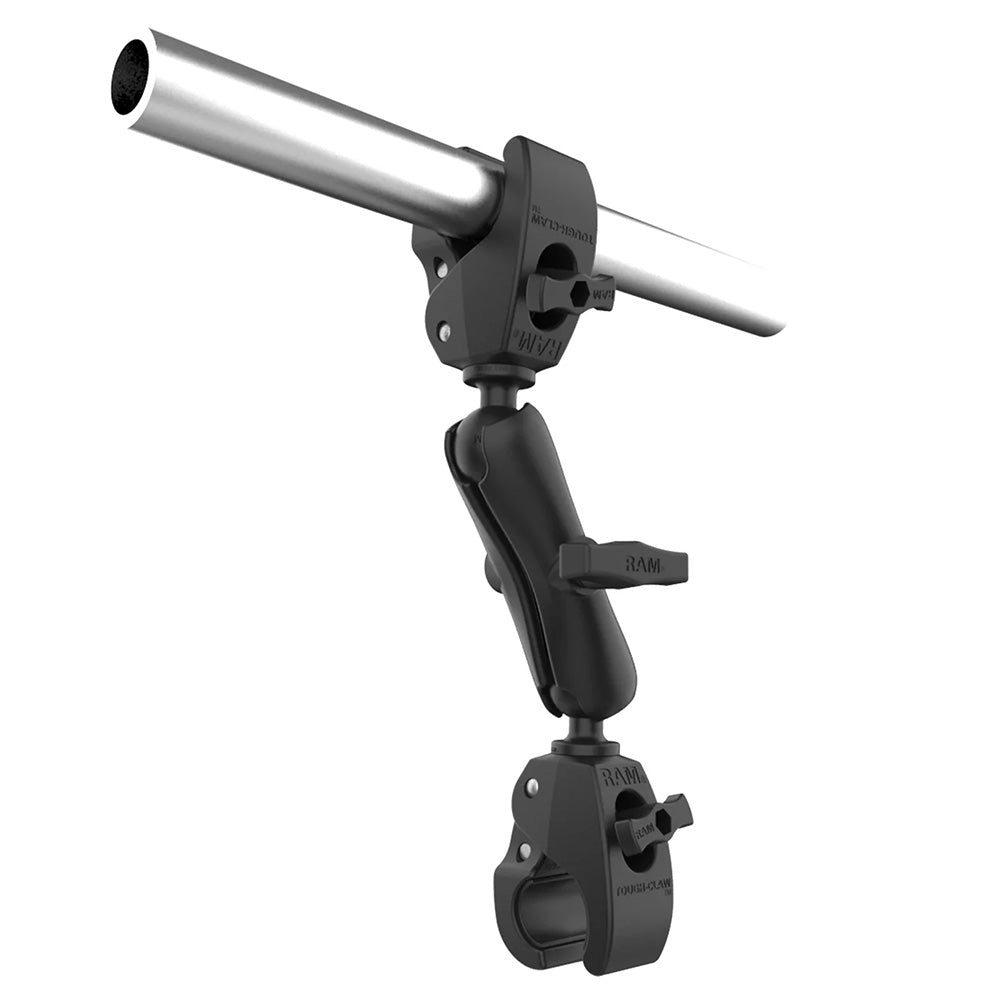 RAM Mount RAM Trolling Motor Stabilizer w/Tough - Claw 1 - 1.6 Clamp Bases [RAP - 404 - 404U] - Houseboatparts.com