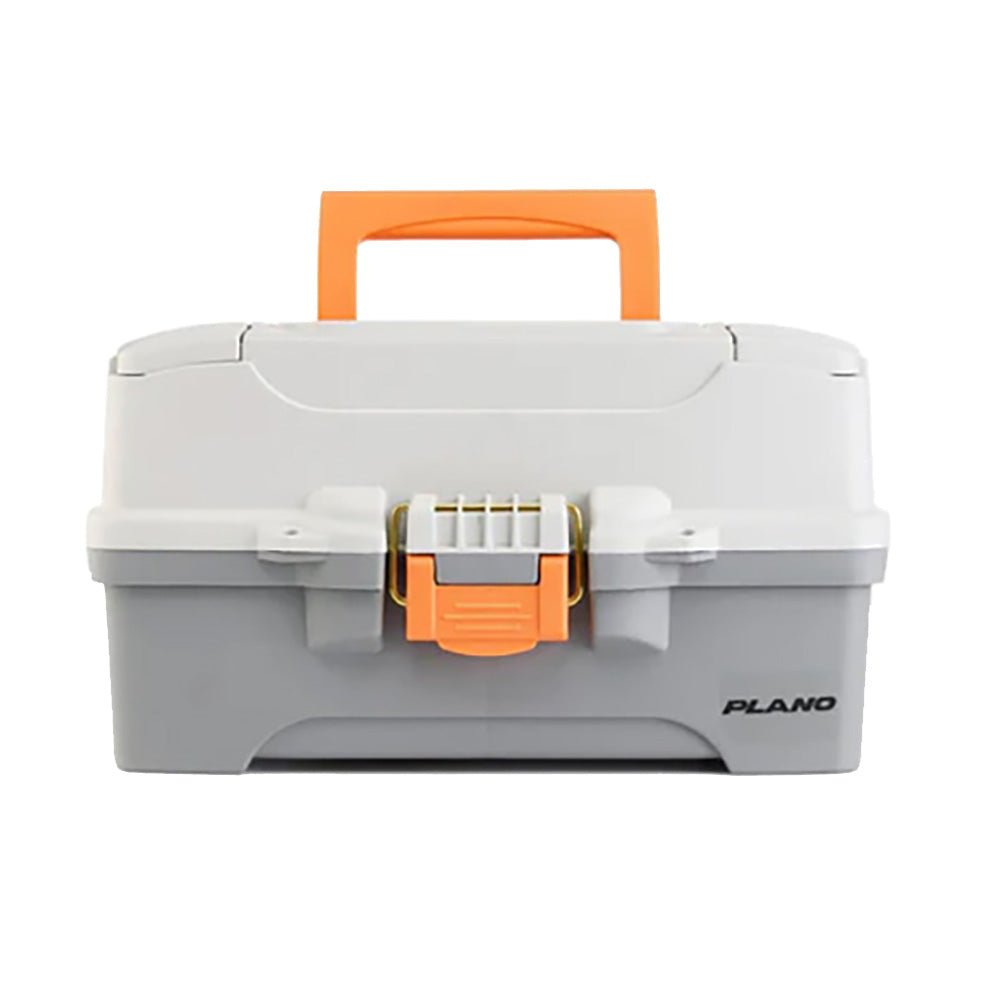 Plano Two - Tray Tackle Box - Light Grey/Dark Grey [P000403] - Houseboatparts.com