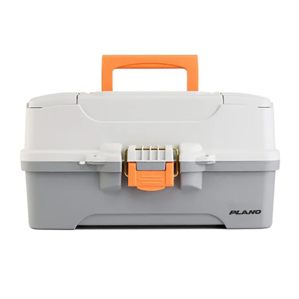 Plano Three - Tray Tackle Box - Light Grey/Dark Grey [P000406] - Houseboatparts.com