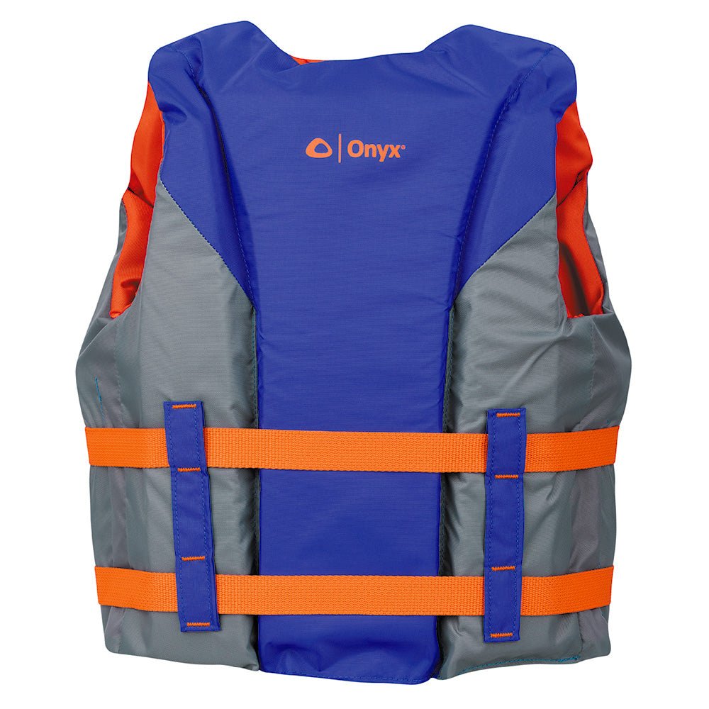 Onyx Shoal All Adventure Youth Life Jacket - Blue [121000 - 500 - 002 - 26] - Houseboatparts.com