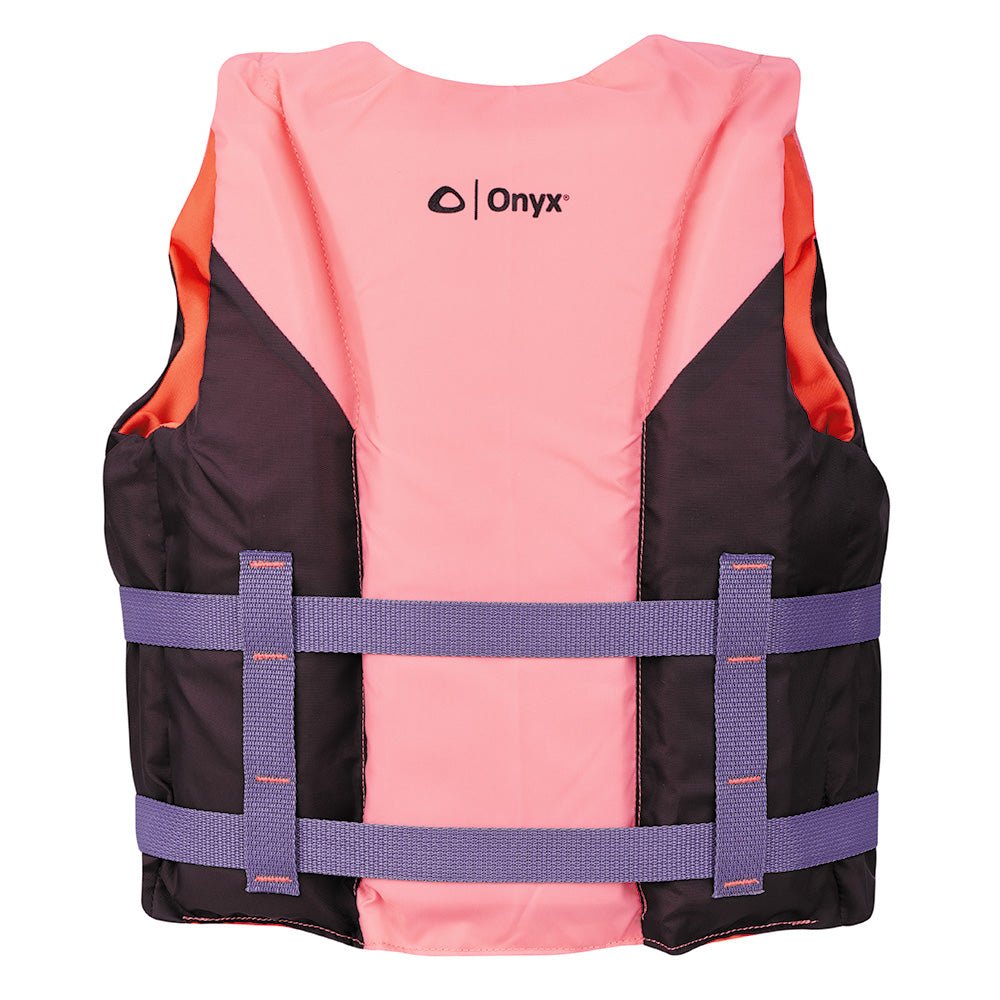 Onyx Shoal All Adventure Youth Life Jacket - Pink [121000 - 105 - 002 - 26] - Houseboatparts.com
