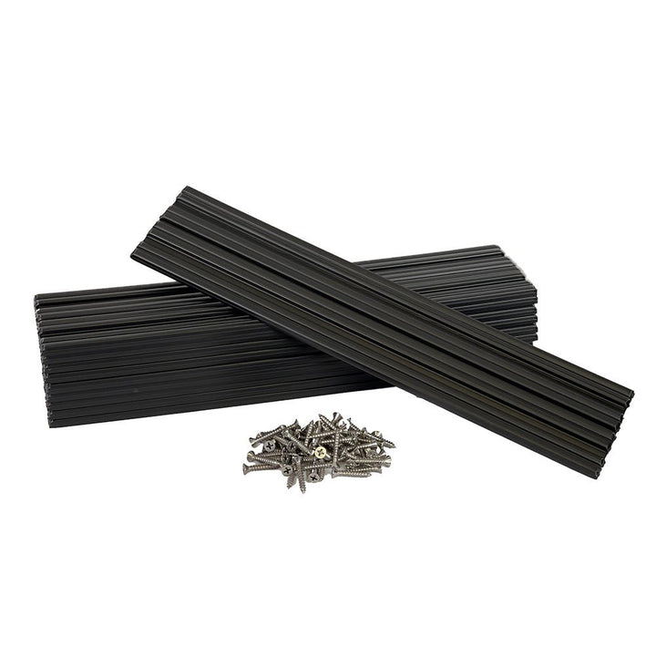 Caliber Marine Slides 3"x15" Black *10 - Pack [23010] - Houseboatparts.com