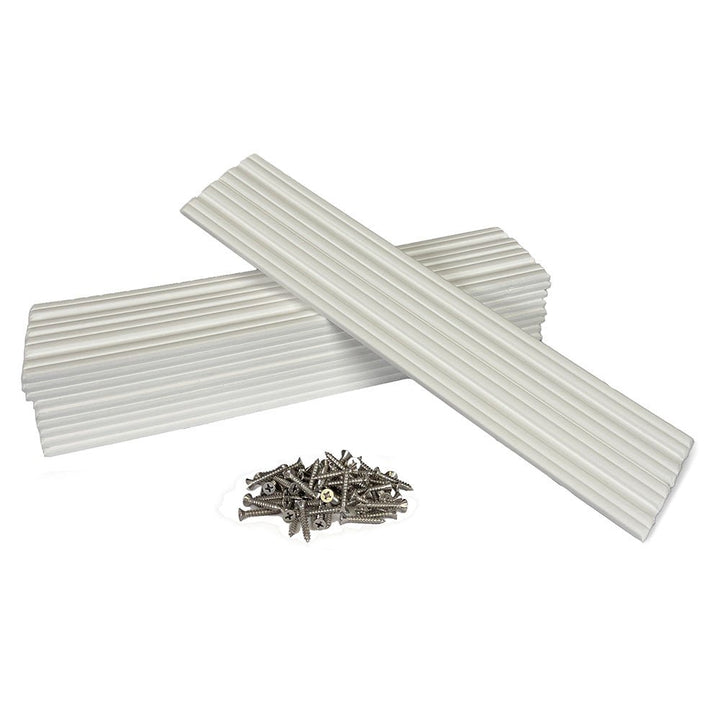 Caliber Marine Slides 3"x15" White *10 - Pack [23011] - Houseboatparts.com