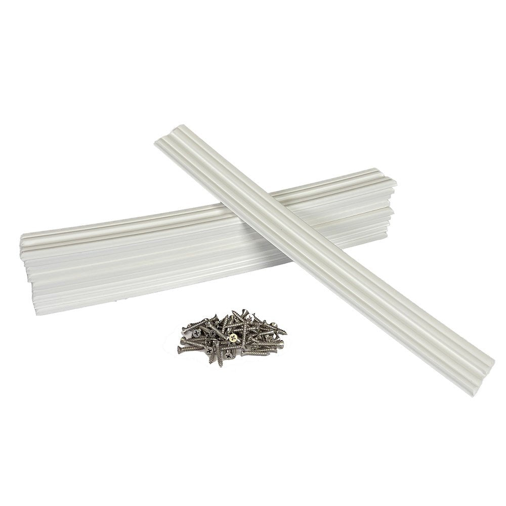 Caliber Marine Slides 1.5"x15" White *10 - Pack [23031] - Houseboatparts.com