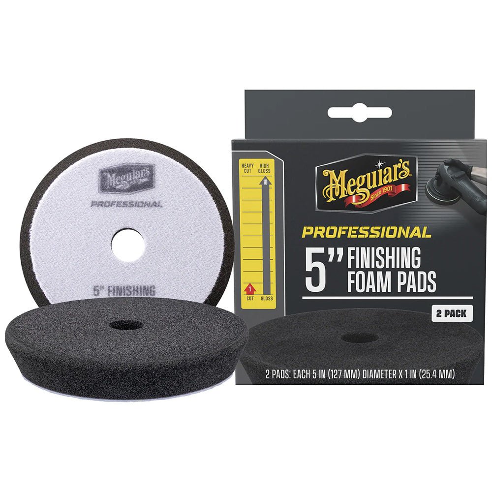 Meguiar's Professional 5" Finishing Foam Pads *2 - Pack [M5FFP2] - Houseboatparts.com