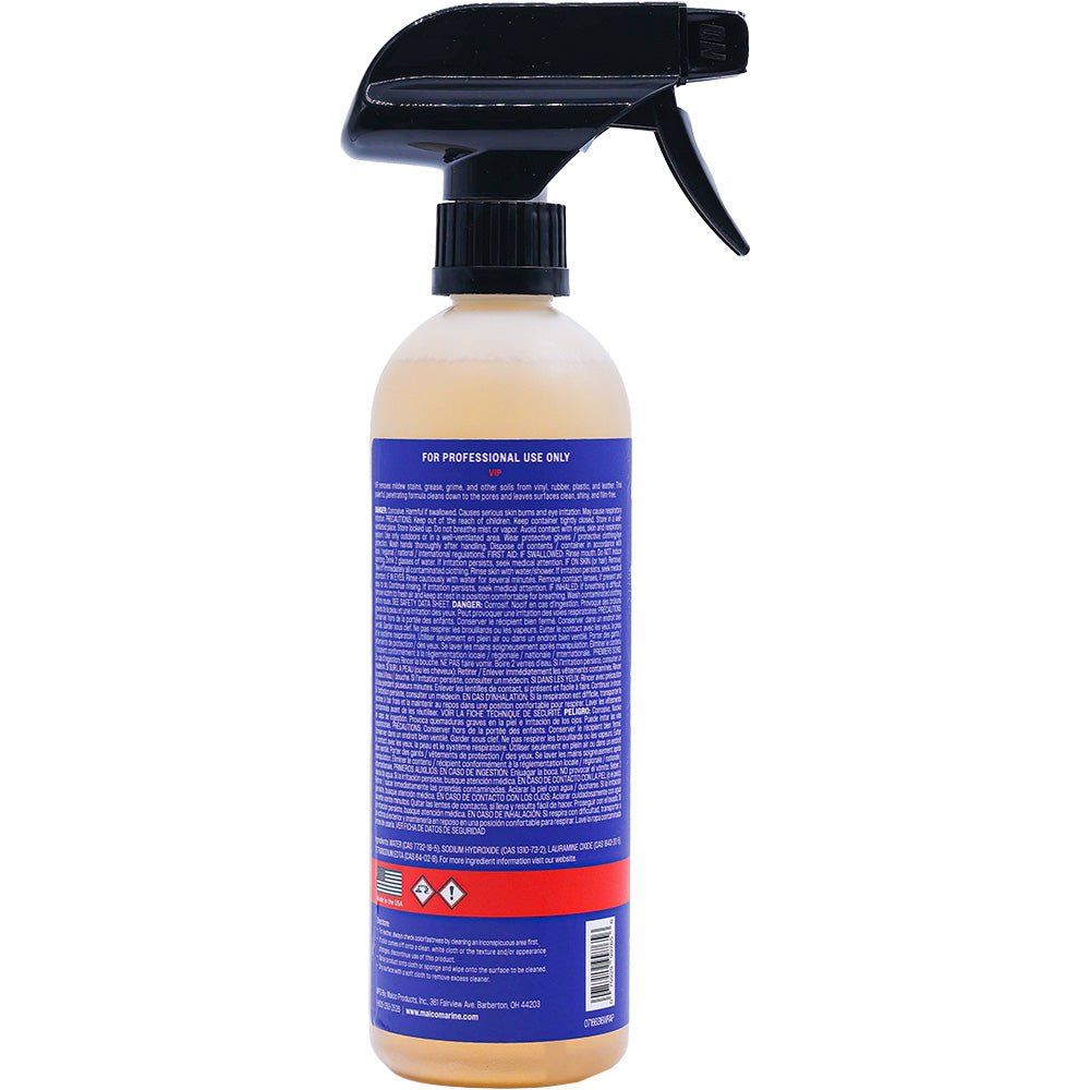 Malco VIP Vinyl Plastic Cleaner - 16oz [166316] - Houseboatparts.com