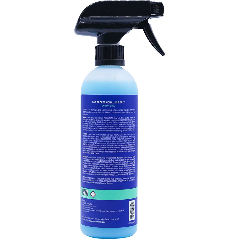 Malco Express Shine SiO2 Detail Spray - 16oz [167716] - Houseboatparts.com
