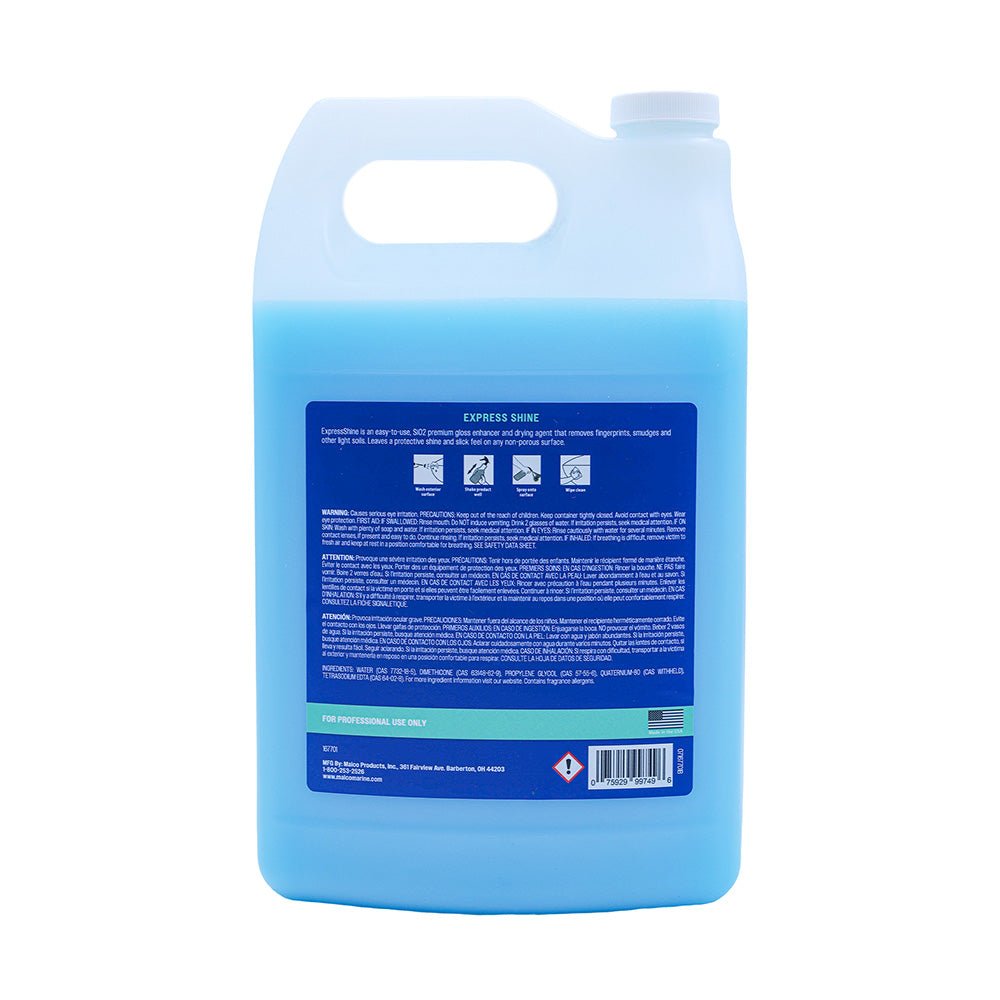 Malco Express Shine SiO2 Detail Spray - 1 Gallon [167701] - Houseboatparts.com