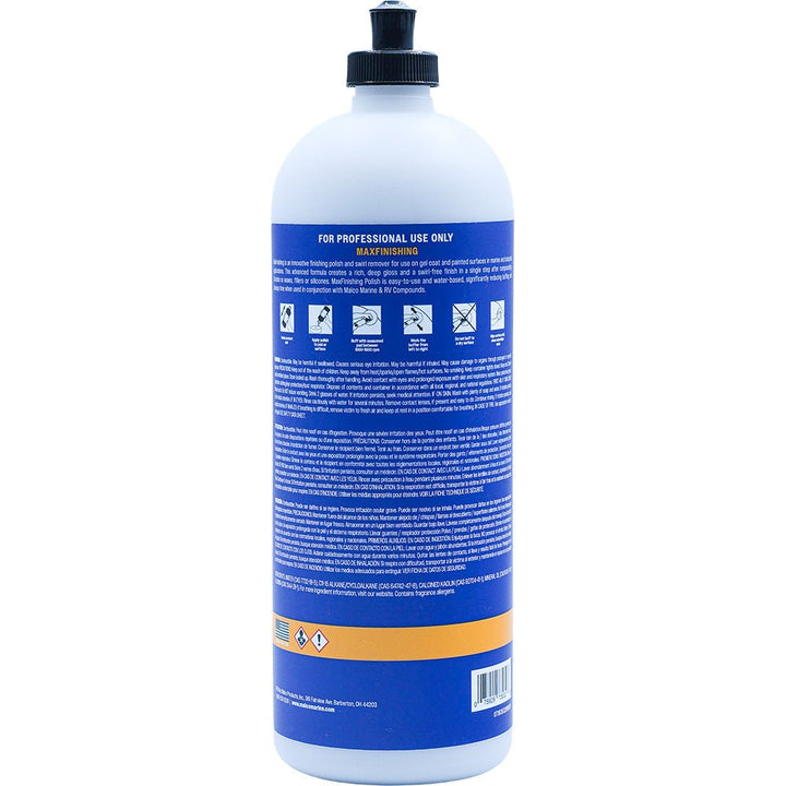 Malco MaxFinishing Polish - 32oz [163532] - Houseboatparts.com