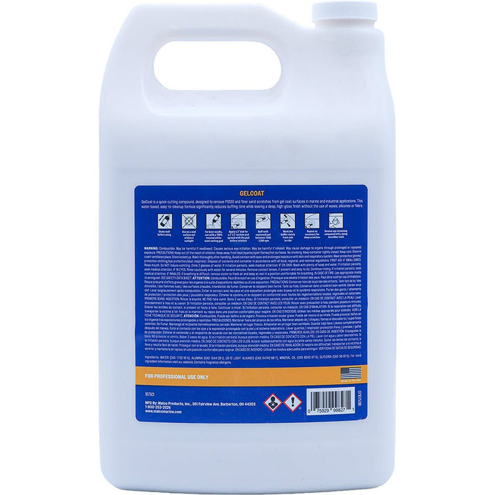 Malco Gel Coat Compound - 1 Gallon [167501] - Houseboatparts.com
