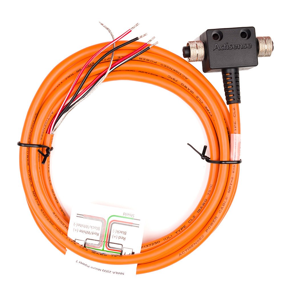 Actisense NMEA2000 Micro T - Piece w/Female Connectors 3M UL Certified Cable [A2K - MPT - 2] - Houseboatparts.com