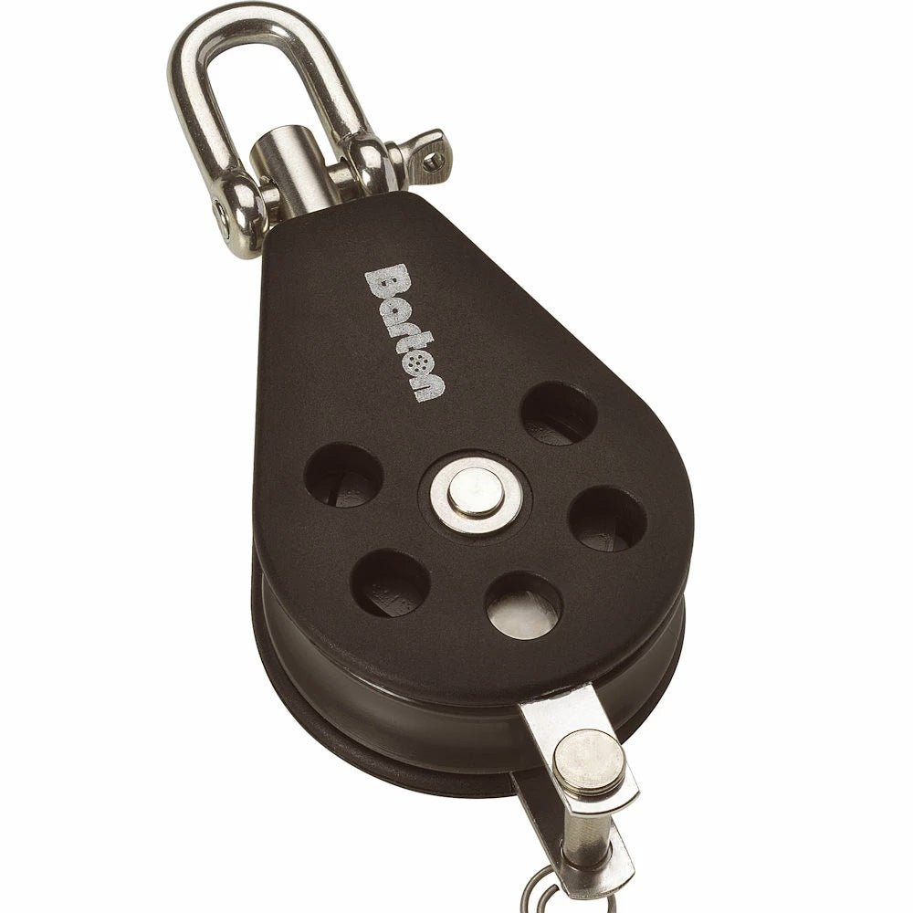 Barton Size 1 30mm Plain Bearing Pulley Block Single Swivel Becket [N01131] - Houseboatparts.com