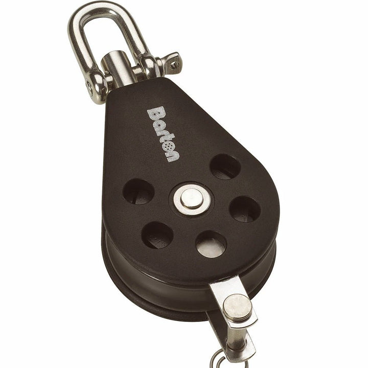 Barton Size 1 30mm Plain Bearing Pulley Block Single Swivel Becket [N01131] - Houseboatparts.com