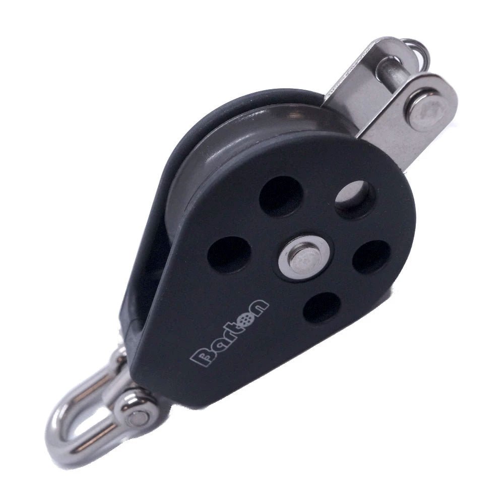 Barton Size 3 45mm Plain Bearing Pulley Block Single Swivel Becket [N03131] - Houseboatparts.com