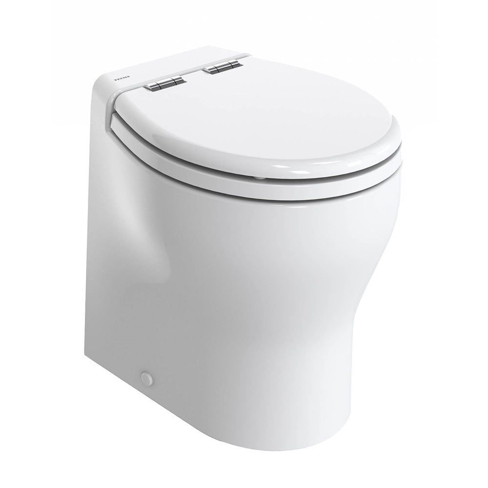 Thetford Silence 2G w/Wood Polyester Soft Close Seat Standard Solenoid - High, White, 24V [T - E2G024NW/D00C00] - Houseboatparts.com