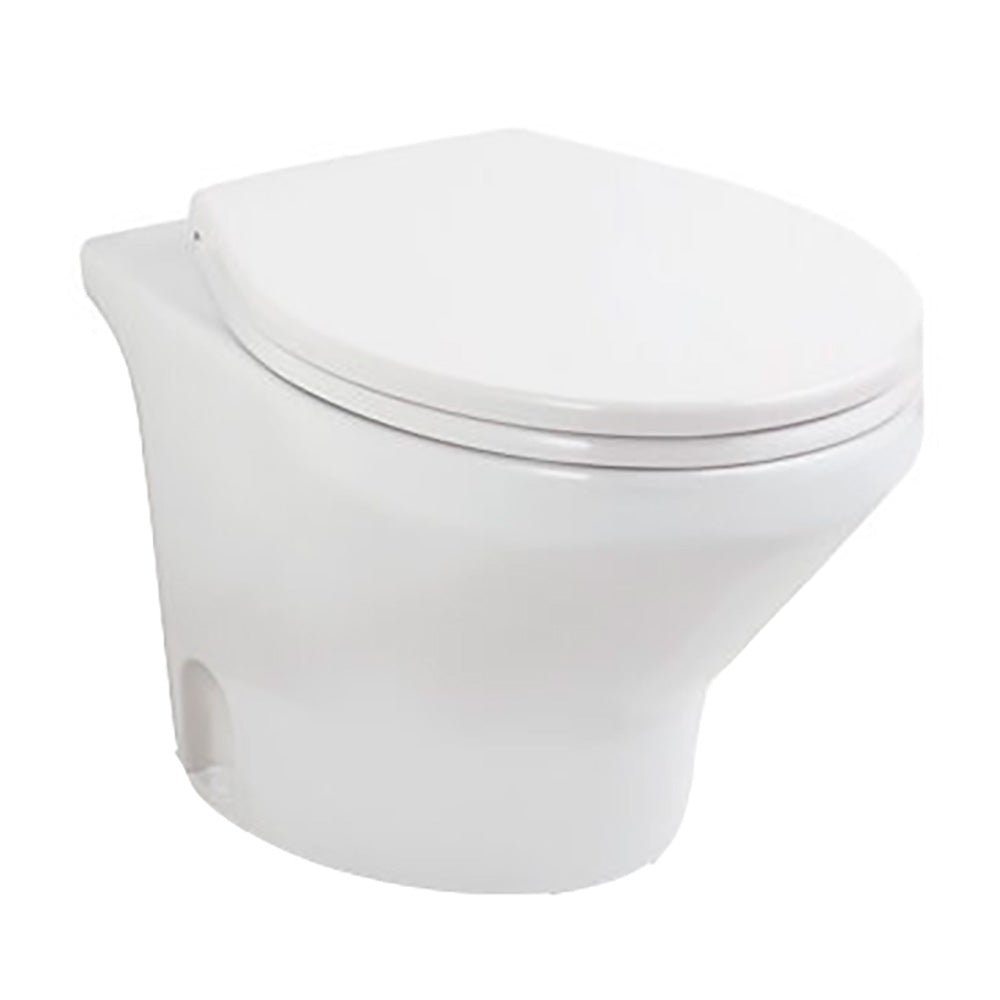 Thetford Compass Touch Toilet - Low, White - 12V [T - COM012PW/TSFT/NA] - Houseboatparts.com