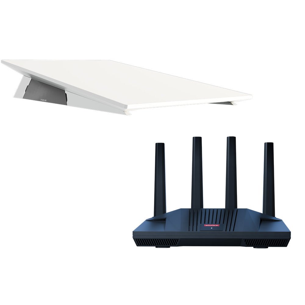 KVH Starlink Performance Gen 3 Kit w/Wedge Mount CommBox Edge Core Communications Gateway Wi - Fi Router [72 - 1113 - WEDGE - CO] - Houseboatparts.com