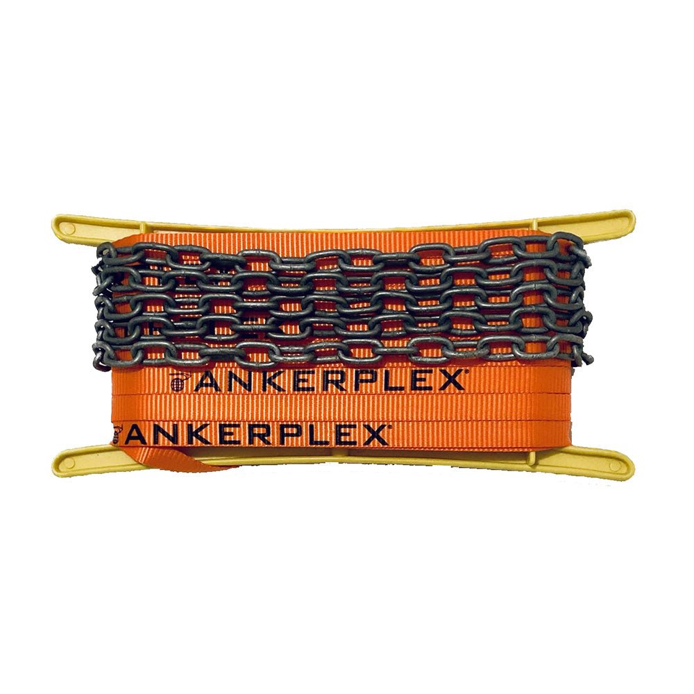 Ankerplex Flat Anchor Line w/Chain f/Vessels up to 15' 75' + 9' Galvanized Chain on Storage Reel [AFL25] - Houseboatparts.com