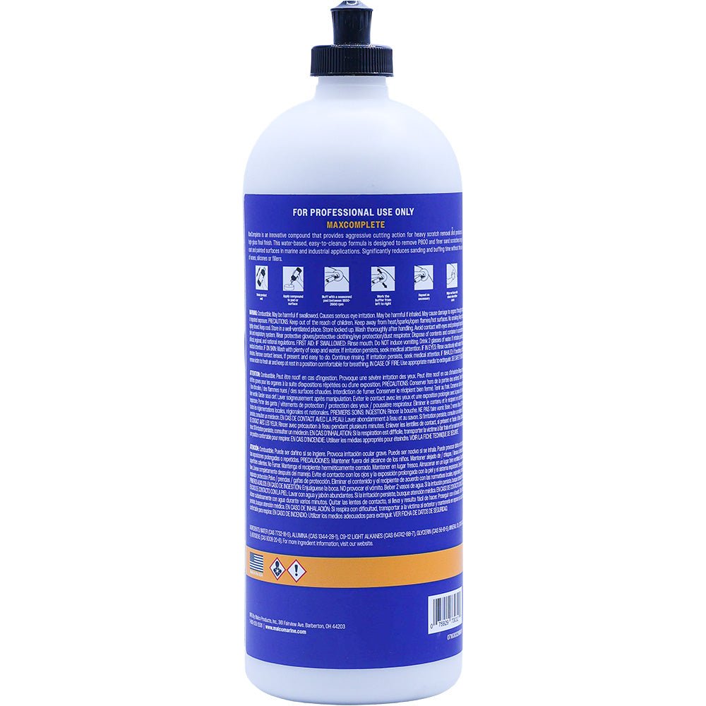 Malco MaxComplete Compound - 32oz [163032] - Houseboatparts.com