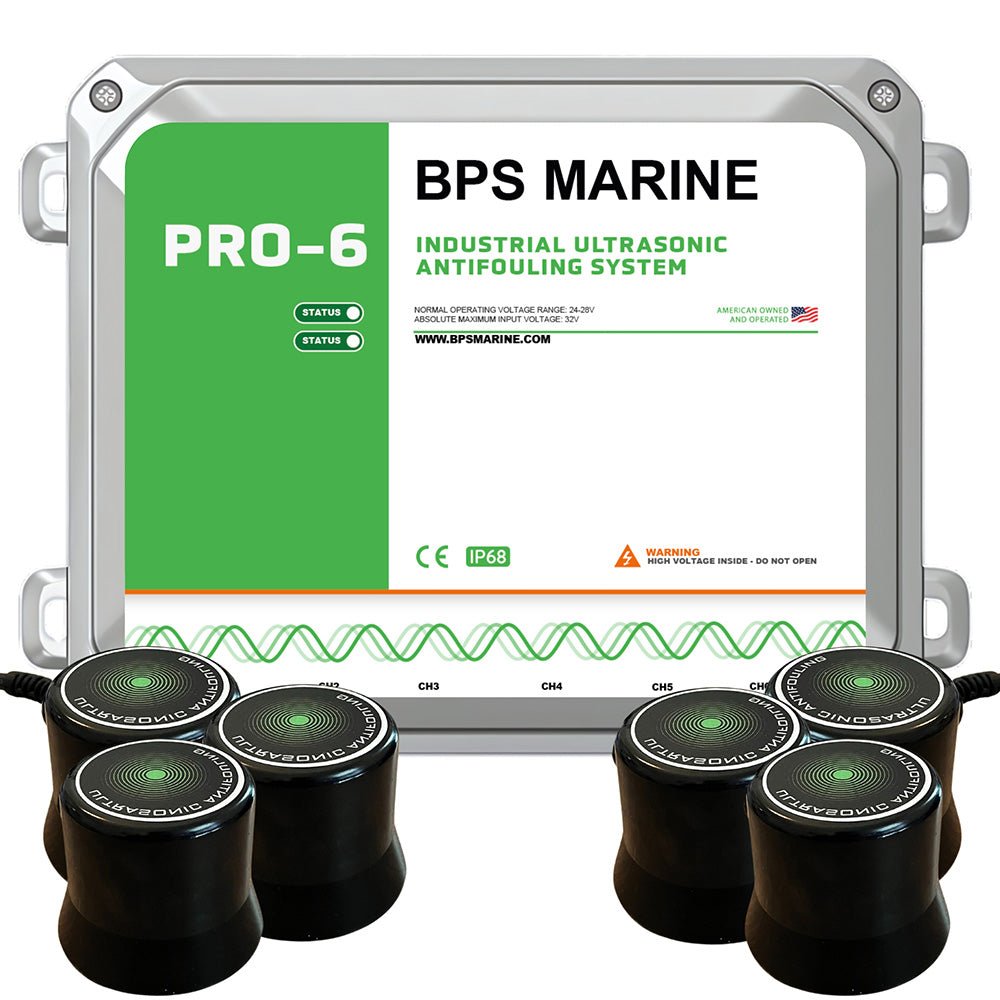 BPS Marine PRO - 6 6 - Transducer Ultrasonic Antifouling System - 24VDC [24V - PRO - 6] - Houseboatparts.com