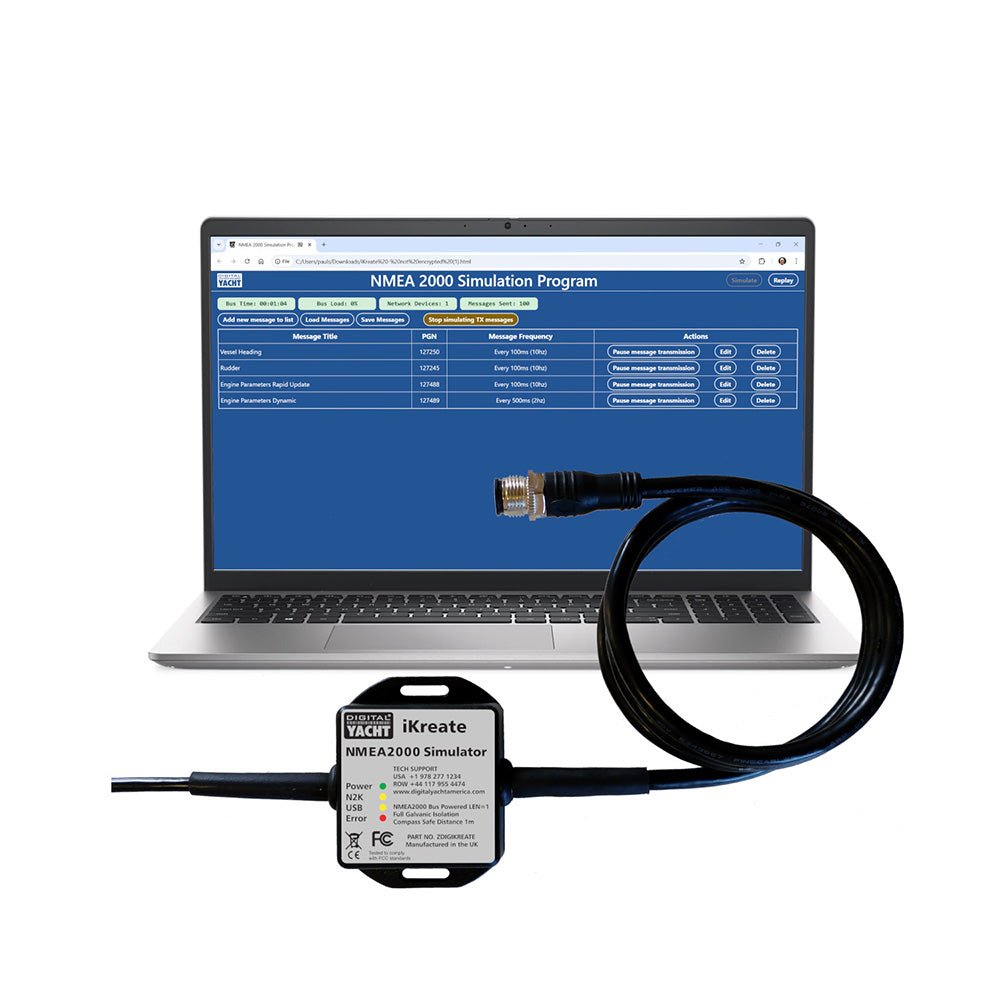Digital Yacht iKreate NMEA 2000 Simulator w/USB [ZDIGIKREATE] - Houseboatparts.com