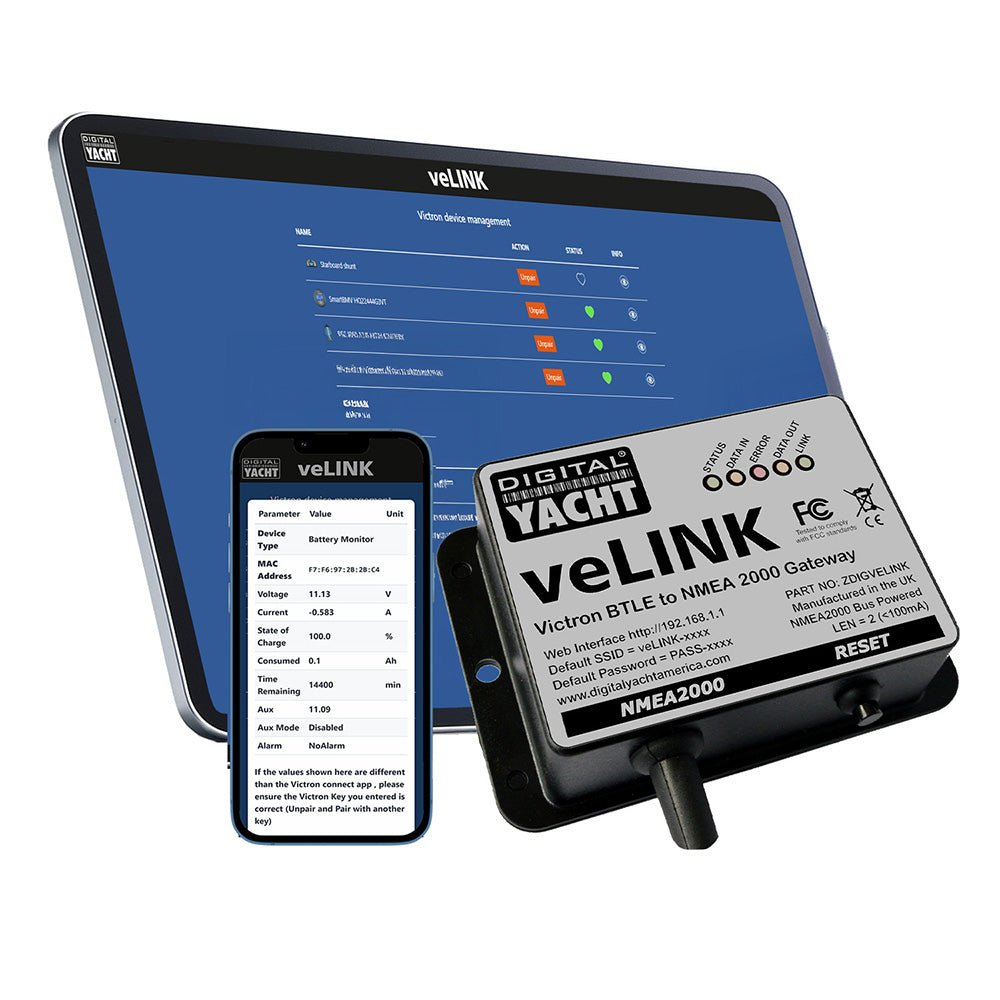 Digital Yacht veLink Victron BLE to NMEA 2000 [ZDIGVELINK] - Houseboatparts.com