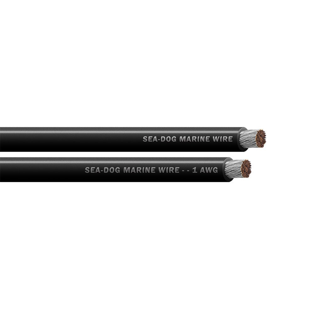 Sea - Dog 1 AWG Black Battery Cable - 100' [8001012] - Houseboatparts.com